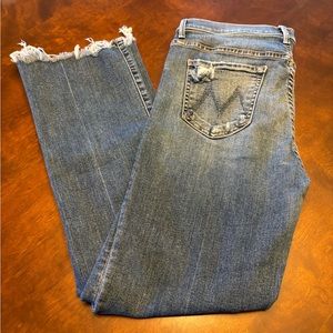 MOTHER- The Insider Crop Step Chew